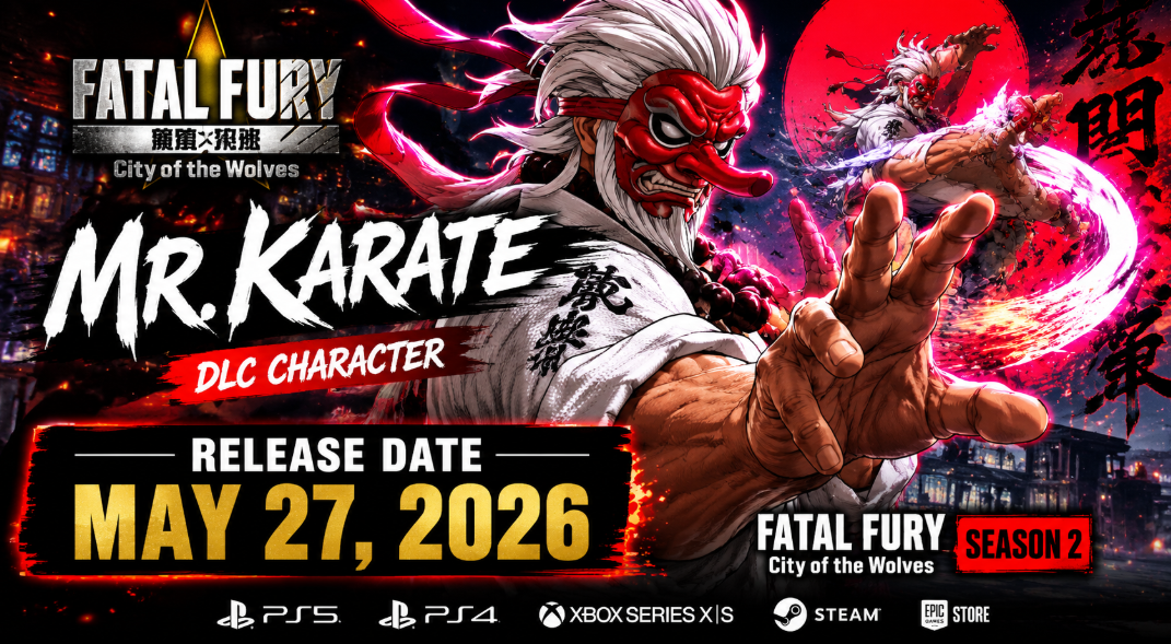 FATAL FURY City of Wolves - Mr. Karate Release Date (Season 2 DLC)